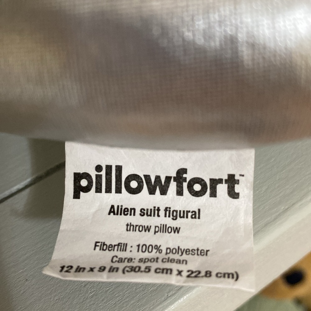FINAL SALE!! Big Pillowfort Alien Suit Throw Pillow Robot Plush Stuffed Toy 12" - Picture 6 of 6
